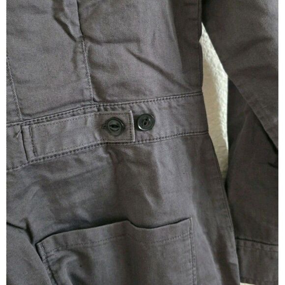 Outerknown Jumpsuit Size M Dark Gray S.E.A. Sea Suit Coveralls Linen Blend New - Picture 6 of 8